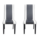 Mikasa Furniture Estelle Faux Leather Dining Chairs