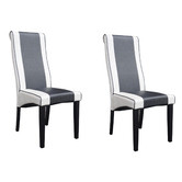Mikasa Furniture Estelle Faux Leather Dining Chairs