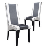 Mikasa Furniture Estelle Faux Leather Dining Chairs