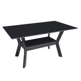 Mikasa Furniture Estelle Glass Top Dining Table