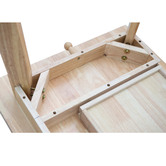 Mikasa Furniture Light Timber Courtney Pine Wood Study Desk