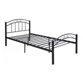 Mikasa Furniture Black Brooklyn Metal Bed