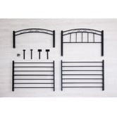 Mikasa Furniture Black Brooklyn Metal Bed