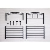 Mikasa Furniture Black Brooklyn Metal Bed