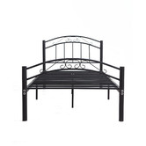 Mikasa Furniture Black Brooklyn Metal Bed