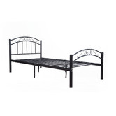Mikasa Furniture Black Brooklyn Metal Bed