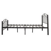 Mikasa Furniture Black Brooklyn Metal Bed