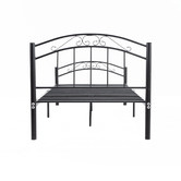 Mikasa Furniture Black Brooklyn Metal Bed