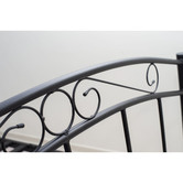 Mikasa Furniture Black Brooklyn Metal Bed