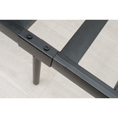 Mikasa Furniture Black Brooklyn Metal Bed