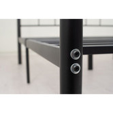 Mikasa Furniture Black Brooklyn Metal Bed