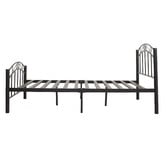 Mikasa Furniture Black Brooklyn Metal Bed