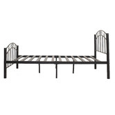 Mikasa Furniture Black Brooklyn Metal Bed