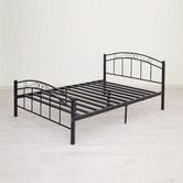 Mikasa Furniture Black Brooklyn Metal Bed