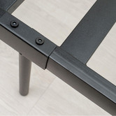 Mikasa Furniture Black Brooklyn Metal Bed
