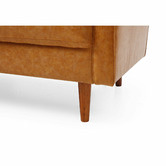 Mikasa Furniture Blackburn 2.5 Seater Faux Leather Sofa