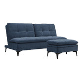 Mikasa Furniture Scovell 3 Seater Sofa Bed with Ottoman