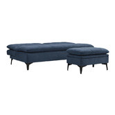 Mikasa Furniture Scovell 3 Seater Sofa Bed with Ottoman