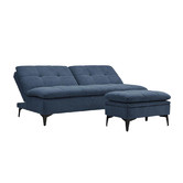Mikasa Furniture Scovell 3 Seater Sofa Bed with Ottoman