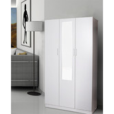 Mikasa Furniture Cheltenham 3 Door Mirrored Wardrobe | Temple & Webster