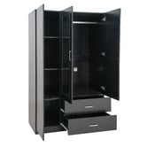 Mikasa Furniture Cheltenham 3 Door 2 Drawer Mirrored Wardrobe