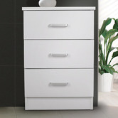 Mikasa Furniture Grace 3 Drawer Bedside Table