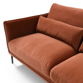 Mikasa Furniture Inez 3 Seater Velvet Sofa