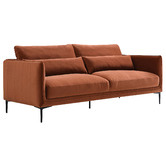 Mikasa Furniture Inez 3 Seater Velvet Sofa