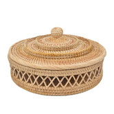 Mikasa Furniture Toro Hollow Storage Basket with Lid