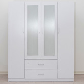 Mikasa Furniture Zanda Wardrobe with Mirrors
