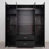 Mikasa Furniture Zanda 4 Door 2 Drawer Mirrored Wardrobe