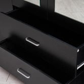 Mikasa Furniture Zanda 4 Door 2 Drawer Mirrored Wardrobe