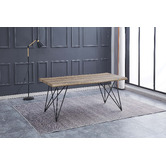 Mikasa Furniture Lana Steel Dining Table