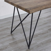 Mikasa Furniture Lana Steel Dining Table
