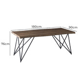 Mikasa Furniture Lana Steel Dining Table