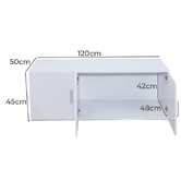 Mikasa Furniture Gabhan 3 Door Storage Cabinet