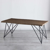 Mikasa Furniture Lana Steel Dining Table
