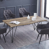 Mikasa Furniture Lana Steel Dining Table