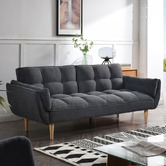 Mikasa Furniture Zilla 3 Seater Futon Sofa Bed