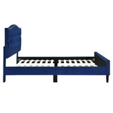 Mikasa Furniture Yaris Velvet Platform Bed