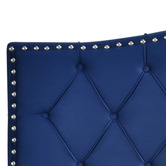 Mikasa Furniture Yaris Velvet Platform Bed