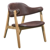 Mikasa Furniture Arsby Faux Leather Armchairs