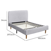 Mikasa Furniture Paxton Platform Bed