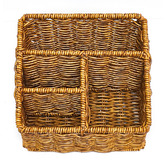 Mikasa Furniture 4 Compartment Lilou Storage Basket Tray