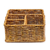 Mikasa Furniture 4 Compartment Lilou Storage Basket Tray