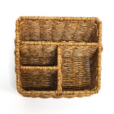 Mikasa Furniture 4 Compartment Lilou Storage Basket Tray