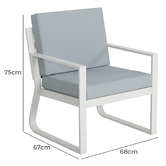 Mikasa Furniture 4 Seater Kaia Outdoor Sofa Set