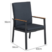 Mikasa Furniture 2 Seater Solara Outdoor Lounge Set