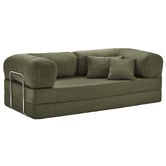 Mikasa Furniture Kiran 3 Seater Double Corduroy Sofa Bed