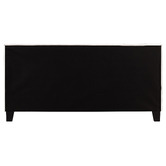 Mikasa Furniture White Makoto Faux Leather Bed Frame